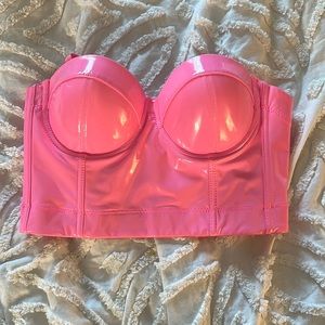 Barbie pink crop top